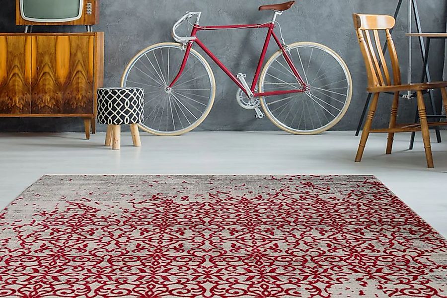 my home Teppich "Elvin" rechteckig 5 mm Höhe Wohnzimmer günstig online kaufen