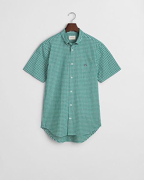 Gant Kurzarmhemd Regular Fit Gingham Popeline günstig online kaufen