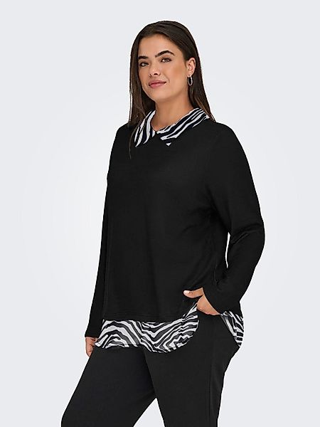 ONLY CARMAKOMA Blusenshirt CARALBA LS MIX günstig online kaufen