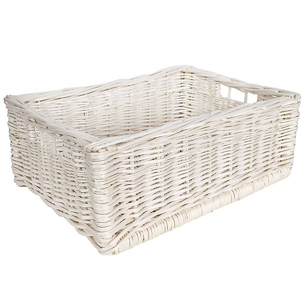 Creative Home Holzkiste Weidenkorb Aufbewahrungskorb, Handgeflochten, günstig online kaufen