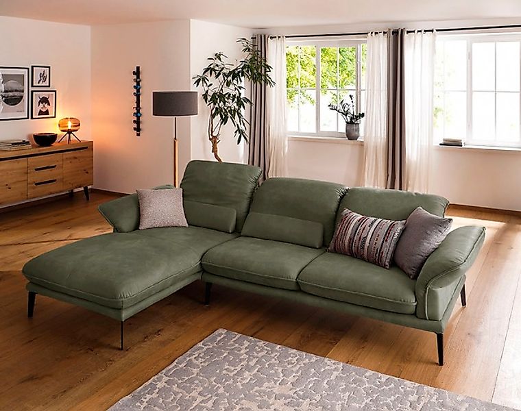 W.SCHILLIG Ecksofa "sherry, Designsofa mit tollem Sitzkomfort, bequem, L-Fo günstig online kaufen