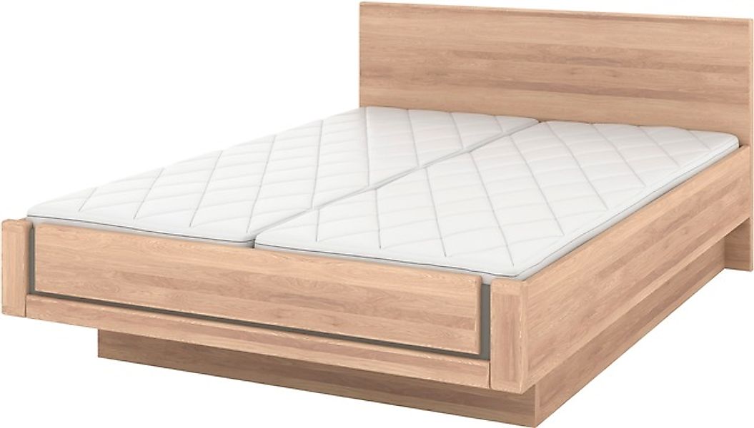 Musterring Holzbett »Sorrent, Bettgestell, Bettrahmen, teilmassiv Eiche«, ( günstig online kaufen