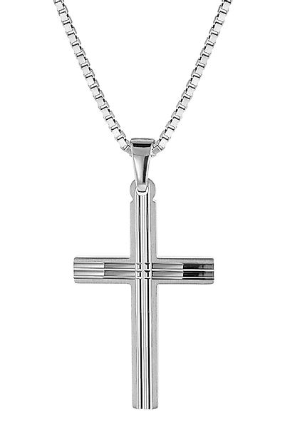 trendor Kette mit Anhänger Kreuz mit günstig online kaufen