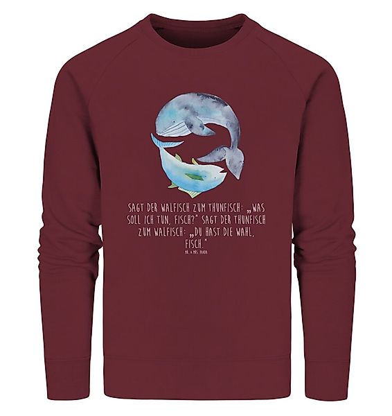 Mr. & Mrs. Panda Longpullover Walfisch Thunfisch Größe S - Burgundy - Gesch günstig online kaufen