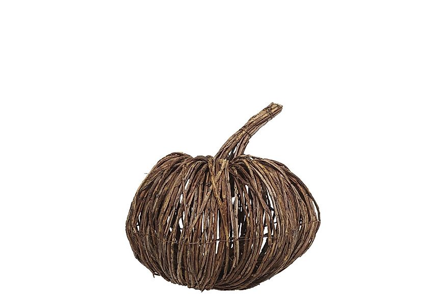 Chic Antique Dekofigur Kürbis Rattan H35/D33 cm natur (1 St) günstig online kaufen