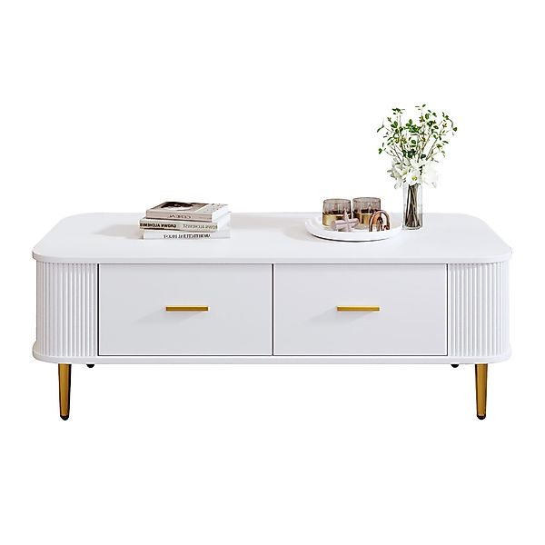 Merax Couchtisch mit 4 Schubladen (105*51*38cm), günstig online kaufen