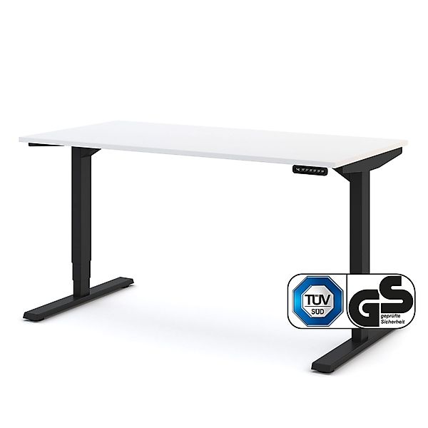 ASSMANN Büromöbel Schreibtisch Y-LINE (140x70cm Schwarz günstig online kaufen