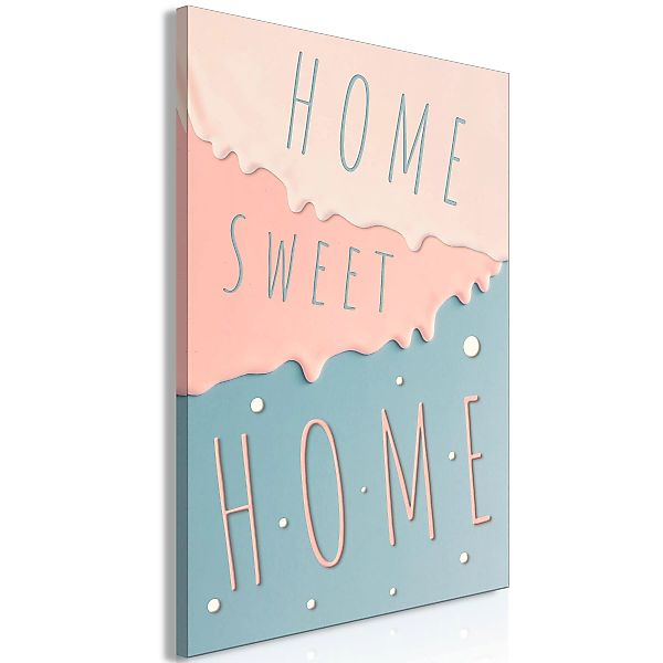 Wandbild - Inscriptions: Home Sweet Home (1 Part) Vertical günstig online kaufen