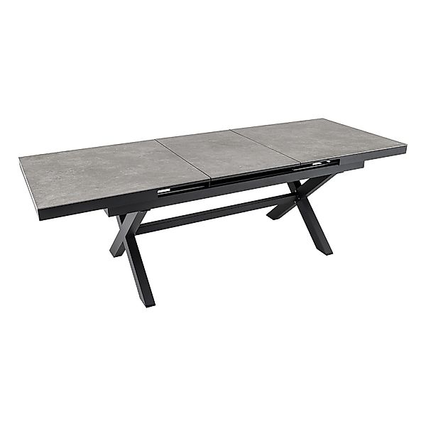 riess-ambiente Gartentisch EMPIRE 180-240cm hellgrau / günstig online kaufen