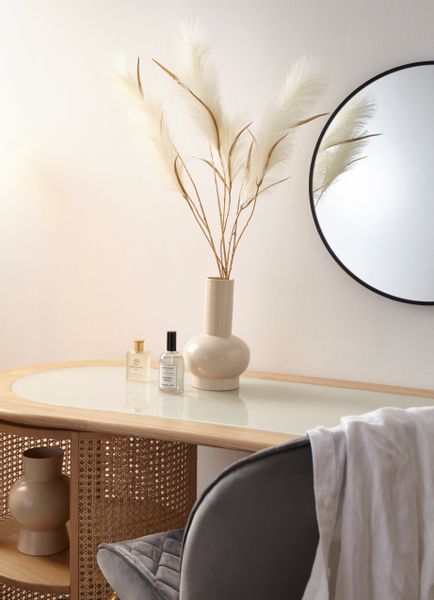 Winterliche Kunstpflanze Mael, Weihnachtsdeko Reetgras, Leonique, günstig online kaufen