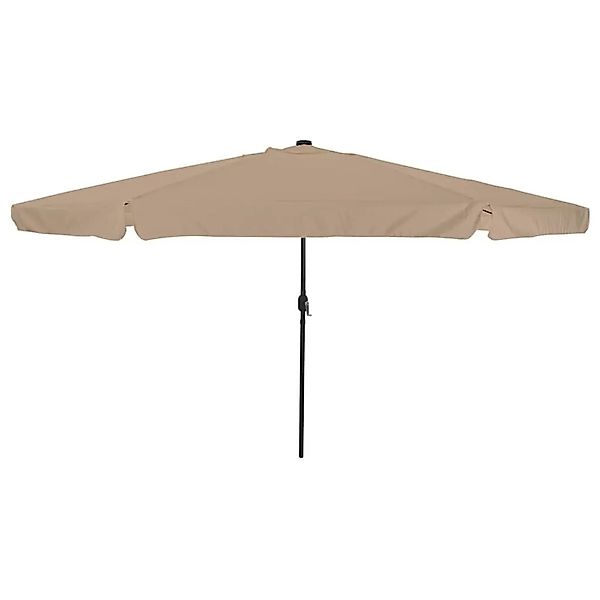 vidaXL Gartenparasol Taupe und Schwarz 395 x 395 x 245 cm 42003647 günstig online kaufen