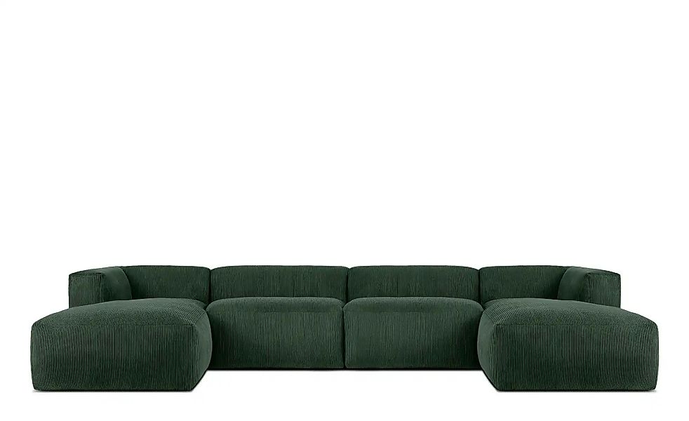 KONSIMO Wohnlandschaft   ¦ grün ¦ Maße (cm): B: 400 H: 73 Polstermöbel > So günstig online kaufen