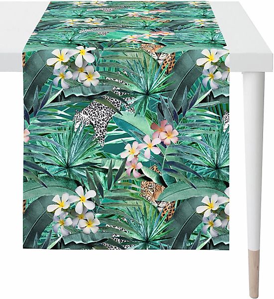 APELT Tischläufer "6852 SUMMERTIME, Sommerdeko, Sommer" mit tropischem Moti günstig online kaufen