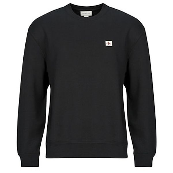 Calvin Klein Jeans Sweatshirt 400GSM TRRY BDG CRWN Mit Rundhalsausschnitt günstig online kaufen