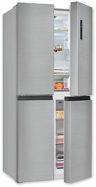 exquisit Multi Door "MD425-150-040C inoxlook" 180 cm hoch 79 cm breit günstig online kaufen