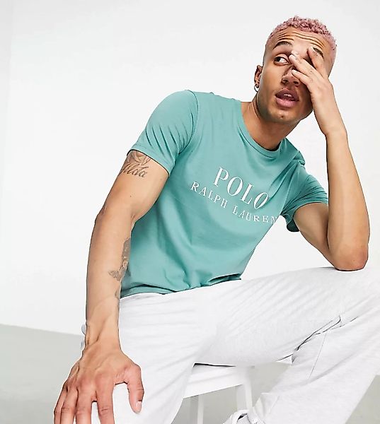 Polo Ralph Lauren x ASOS – Exclusive Collab – Lounge-T-Shirt in Grün mit Lo günstig online kaufen