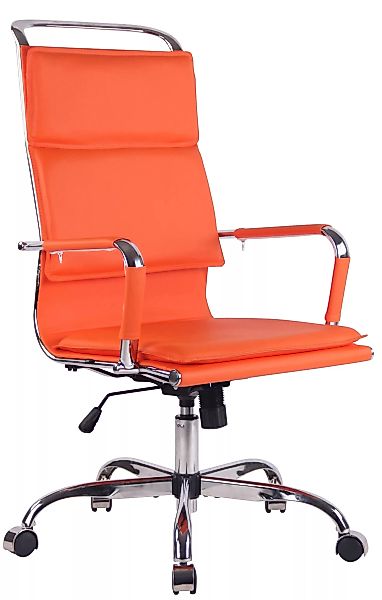 Bürostuhl Bedford Kunstleder-orange günstig online kaufen