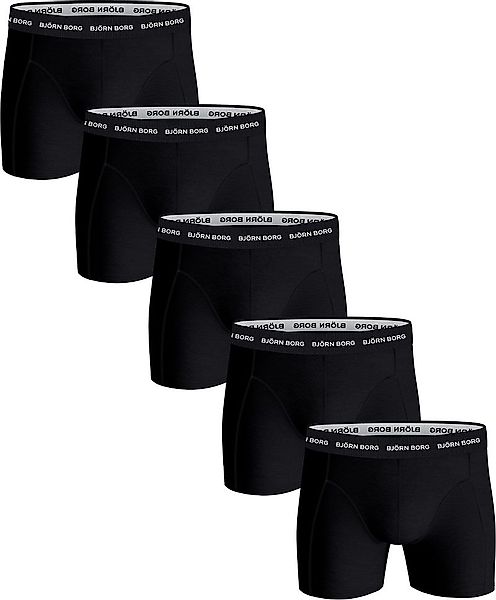 Bjorn Borg Boxers Cotton Stretch 5-Pack Schwarz  - Größe XL günstig online kaufen