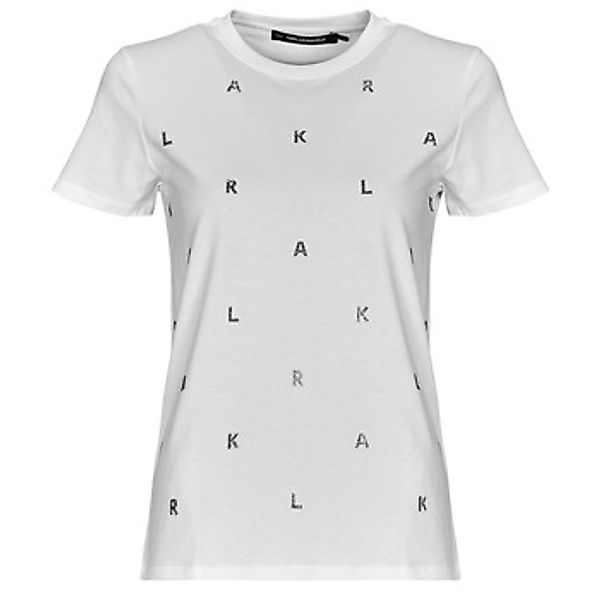 Karl Lagerfeld  T-Shirt RHINESTONE KARL  T-SHIRT günstig online kaufen