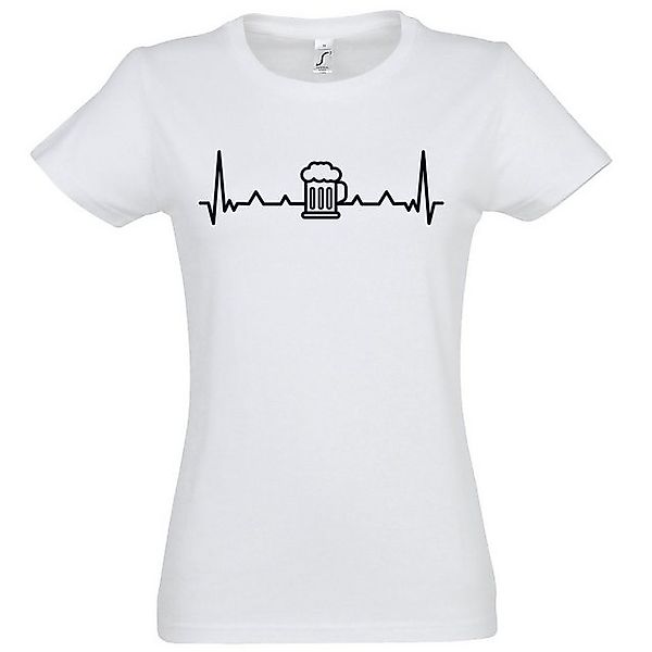 Youth Designz T-Shirt Herzschlag Bier Damen günstig online kaufen