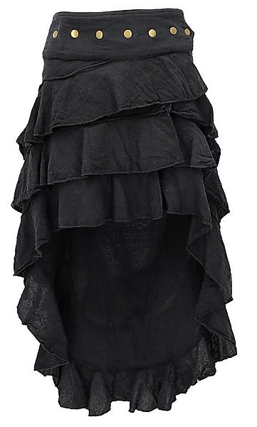 Guru-Shop Minirock Boho Maxirock, langer Baumwollrock, Fokuhila.. alternati günstig online kaufen