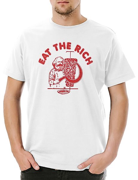 Urban Backwoods Print-Shirt Eat The Rich günstig online kaufen