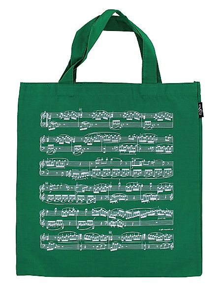 mugesh Tragetasche Baumwoll-Tragetasche Notenzeilen, für Musiker günstig online kaufen
