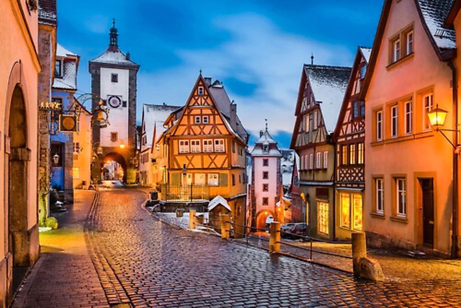 Papermoon Fototapete »Rothenburg ob der Tauber« günstig online kaufen