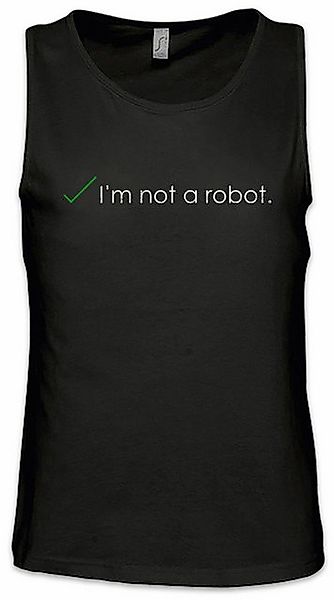 Urban Backwoods Tanktop I'm Not A Robot Ärmelloses T-Shirt I Ich bin Kein R günstig online kaufen