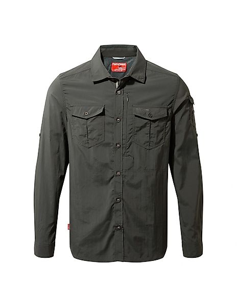 Craghoppers Nosilife Adventure II Long Sleeved Shirt, black pepper T-Shirt günstig online kaufen