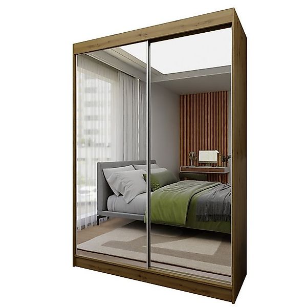Beautysofa Schiebetürenschrank Doroti (modernes Garderobeschrank, 120, 150, günstig online kaufen