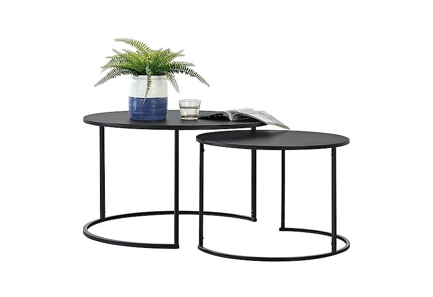 en.casa Couchtisch (2er-Set), »Korenica« Couchtischset Beistelltisch im 2er günstig online kaufen