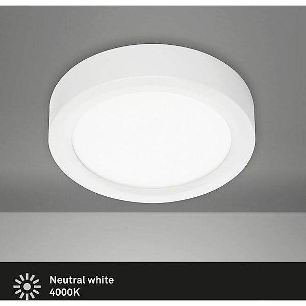 Briloner LED-Decken-& Wandlampe Fire Weiß Metall- Kunststoff günstig online kaufen