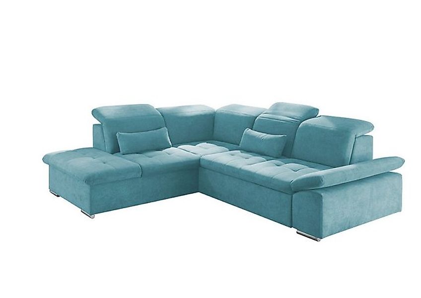 ED EXCITING DESIGN Ecksofa Wayne, mit Schlaffunktion & Bettkasten, 2x Niere günstig online kaufen