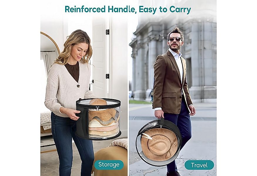 Coonoor Aufbewahrungsbox Übergroße, durchsichtige Hut-Aufbewahrungstasche m günstig online kaufen