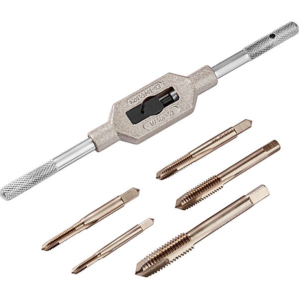 LUX-TOOLS Gewindebohrer-Set M4 - M10 6-teilig günstig online kaufen