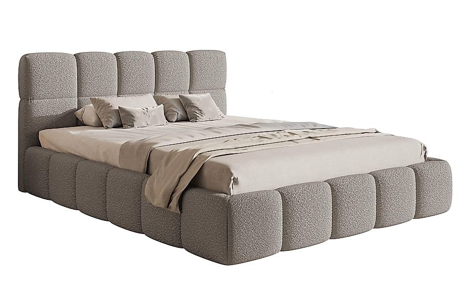 NADUVI Collection | Bettgestell Chloe Bouclé 160 x 200 cm günstig online kaufen