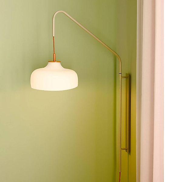 HÜBSCH Wandleuchte Current, sand hell, Ausladung 71 cm günstig online kaufen