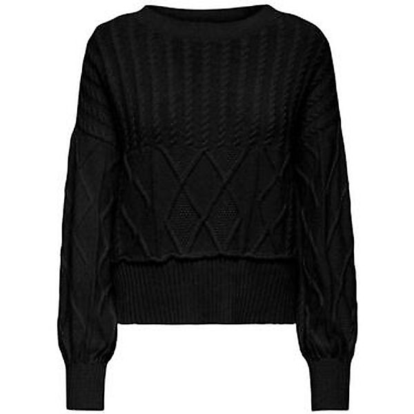 Only  Pullover Katia Life Loose Cable Knit - Cloud Dancer günstig online kaufen