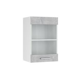 Vicco Glashängeschrank R-Line, Beton/Weiß, 40 cm günstig online kaufen
