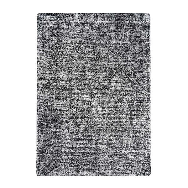 MeGusta Kurzflor Teppich VintageDesign UsedLook Uni Anthrazit 120x170 cm Ab günstig online kaufen