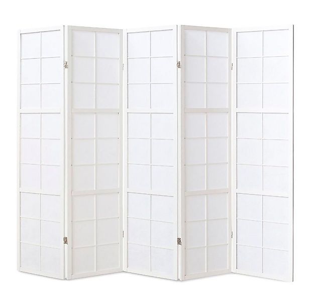 Homestyle4u Paravent Raumteiler Holz Trennwand Weiß Indoor Hochzeit Sichtsc günstig online kaufen