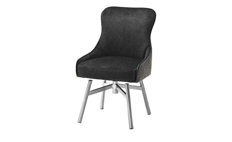 Esszimmerstuhl drehbar Effi ¦ grau ¦ Maße (cm): B: 53 H: 84 T: 64.0 Stühle günstig online kaufen