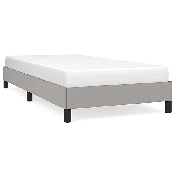 vidaXL Bettgestell ohne Matratze Hellgrau 80x200 cm Stoff 346672 günstig online kaufen