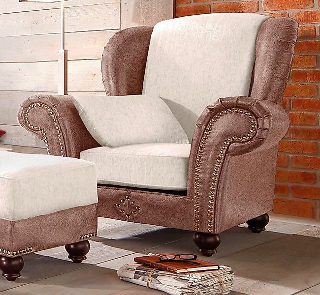 Home affaire Sessel King George gemütlicher günstig online kaufen
