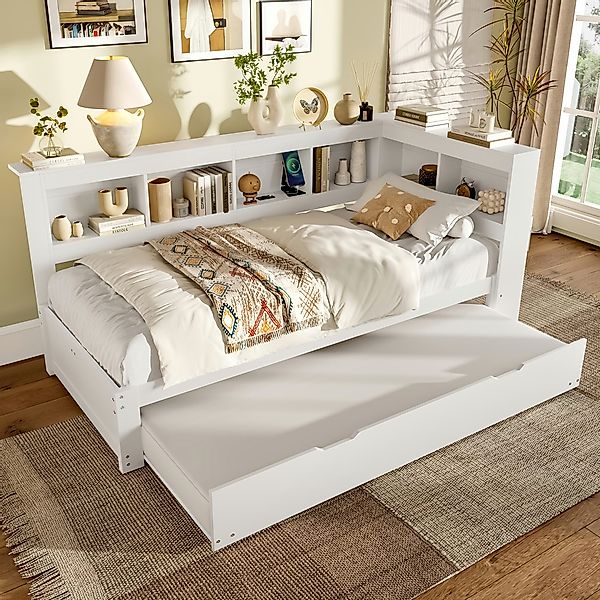 STILVORA Schlafsofa 90×200 mit Ausziehbett,Tagesbett Daybett günstig online kaufen