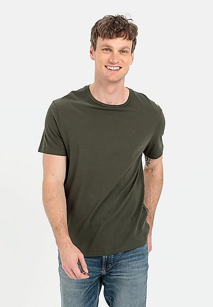 camel active T-Shirt Basic T-Shirt aus nachhaltigem Organic Cotton günstig online kaufen