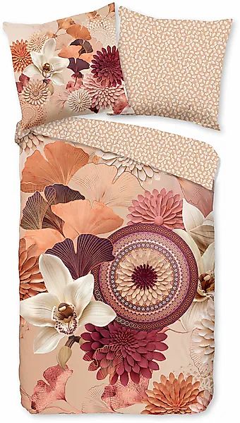 hip Wendebettwäsche »Quente«, Satin, Reißverschluss, Wendeoptik, Mandala, B günstig online kaufen