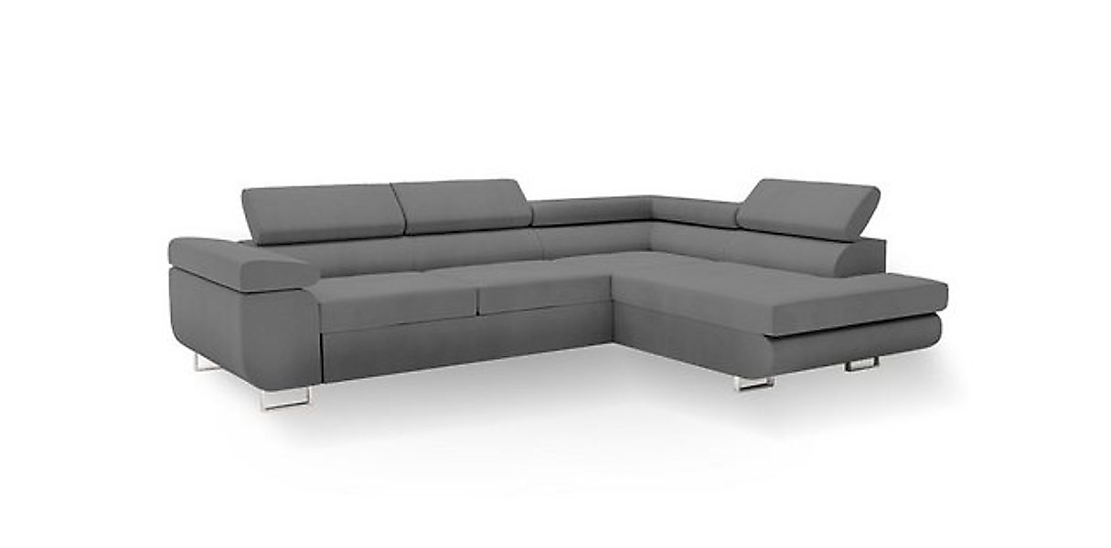 Goldstoff Ecksofa hochwertiges Sofa mit Schlaffunktion, Eckcouch mit prakti günstig online kaufen