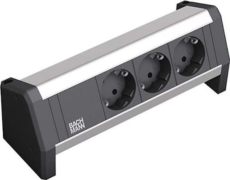 Bachmann Steckdosenleiste 3xSchutzk.schwarz 902.0048 - 9020048 günstig online kaufen